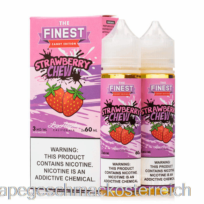 Erdbeer-Kaubonbon – Die Feinste Bonbon-Edition – 120 Ml, 6 Mg Vape-Geschmack